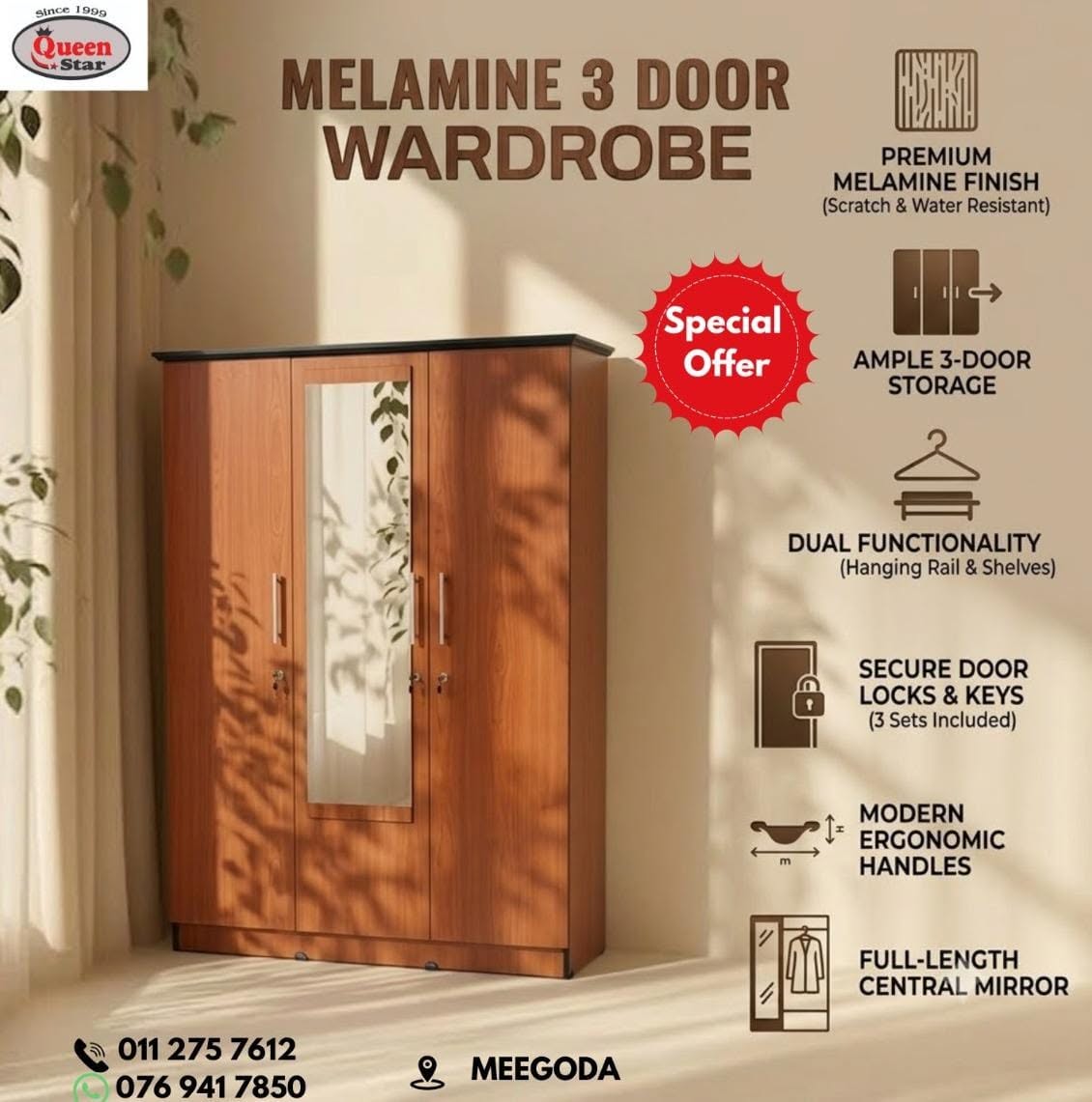 Door 3 Wardrobe